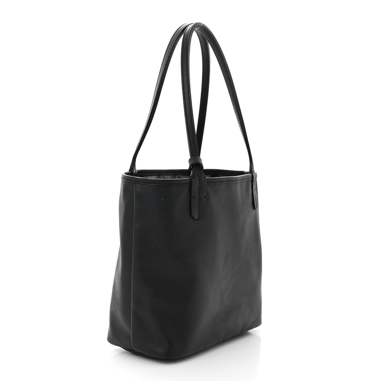 Goyardine Reversible Mini Anjou Black