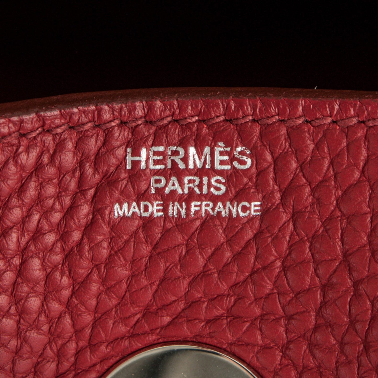 Taurillon Clemence Lindy 30 Rouge Garance