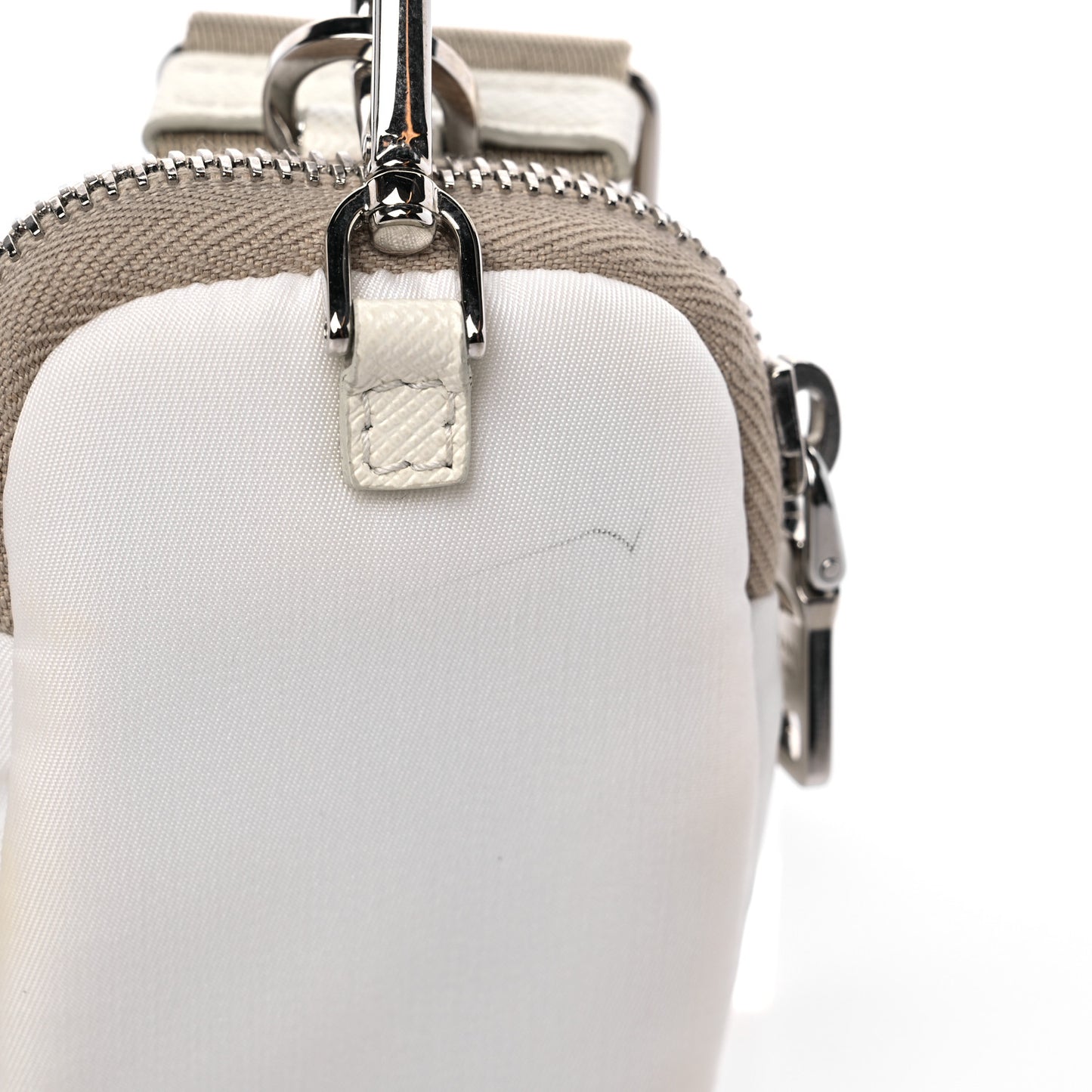 Nylon Re-Edition 2005 Shoulder Bag White