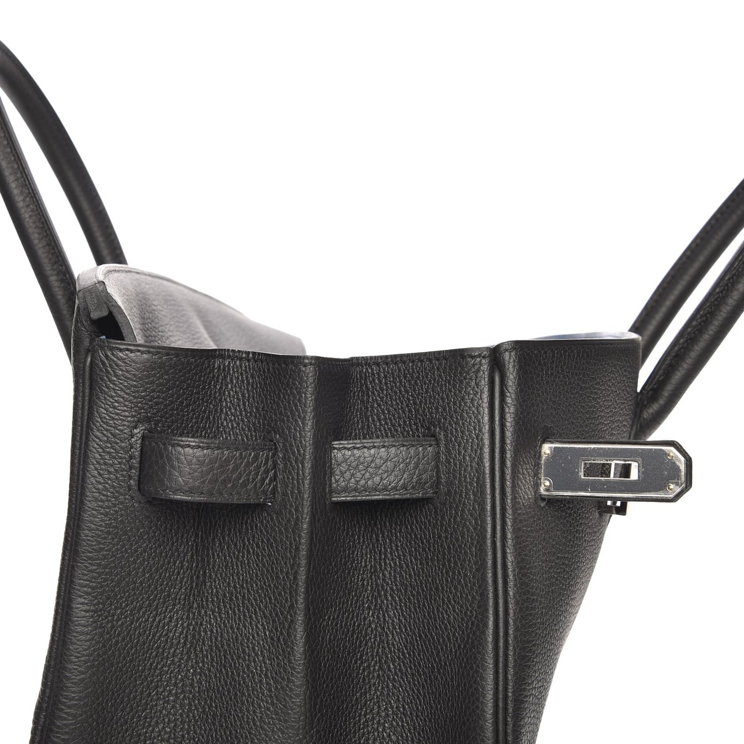 Togo Birkin 35 Black Bleu Agate