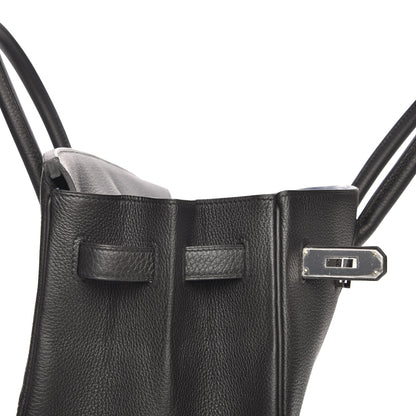 Hermes Togo Birkin 35 Black Bleu Agate 29 of 30