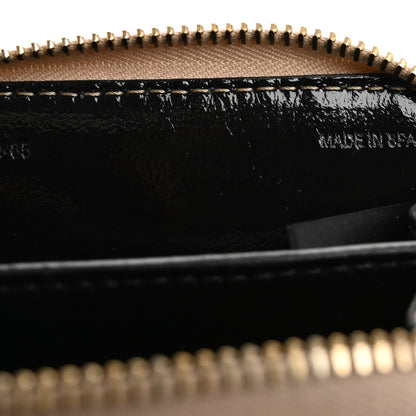 Chloe Shiny Grained Calfskin Banana Zipped Coin Purse Boyish Brown 7 of 10
