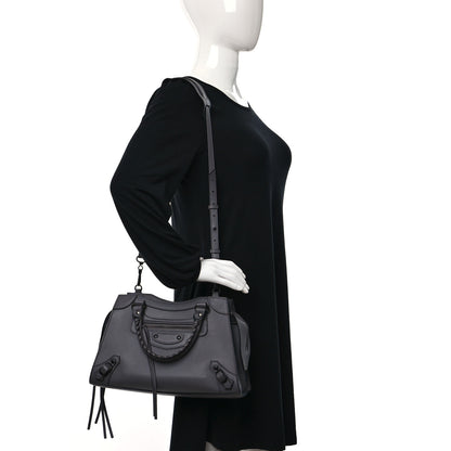 Balenciaga Smooth Calfskin Neo Classic Black Hardware S City Dark Grey 2 of 9