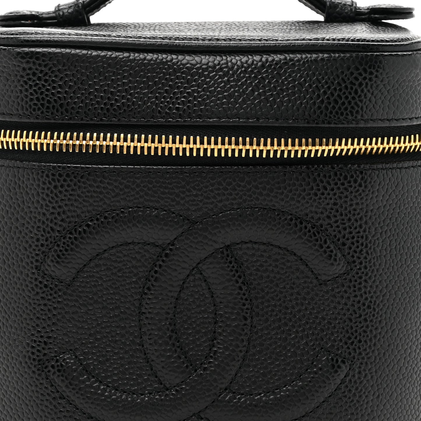 Caviar Cosmetic Vanity Bag Black