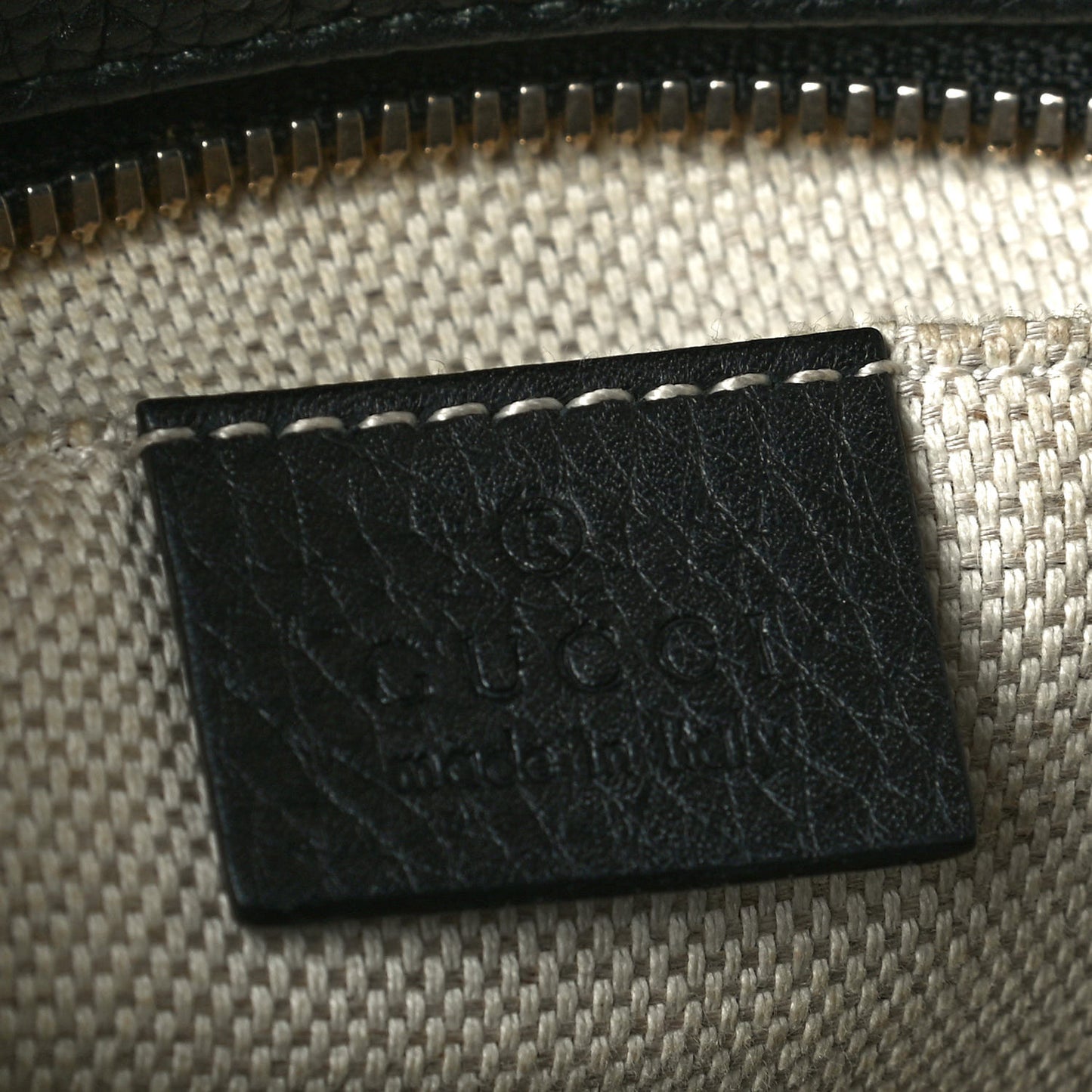 Pebbled Calfskin Small Soho Disco Bag Black