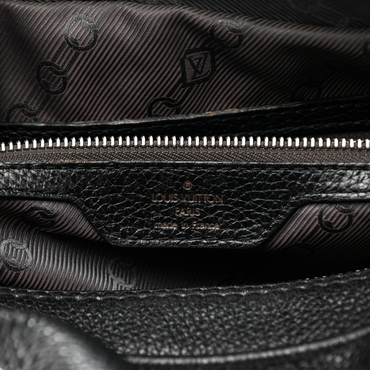 Louis Vuitton Tobago Calfskin Carryall Black 6 of 15