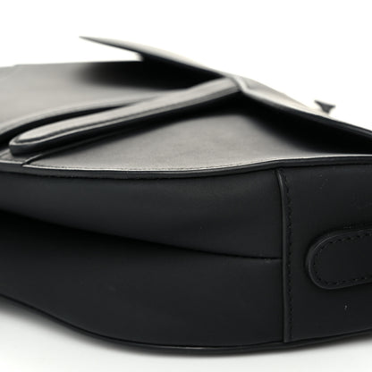 Christian Dior Ultra Matte Calfskin Saddle Bag Black 10 of 11