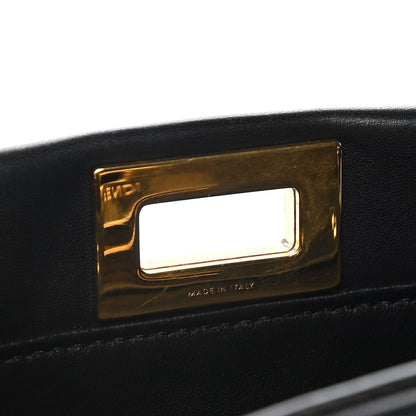 Fendi Nappa Mini Peekaboo Iconic Satchel Black 13 of 18