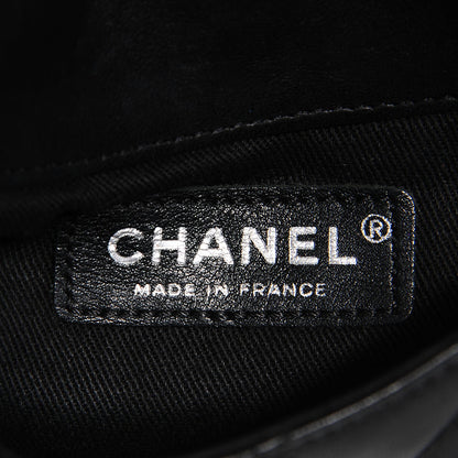 Chanel Lambskin Quilted Double Sided Wallet On Chain WOC Black 6 of 7