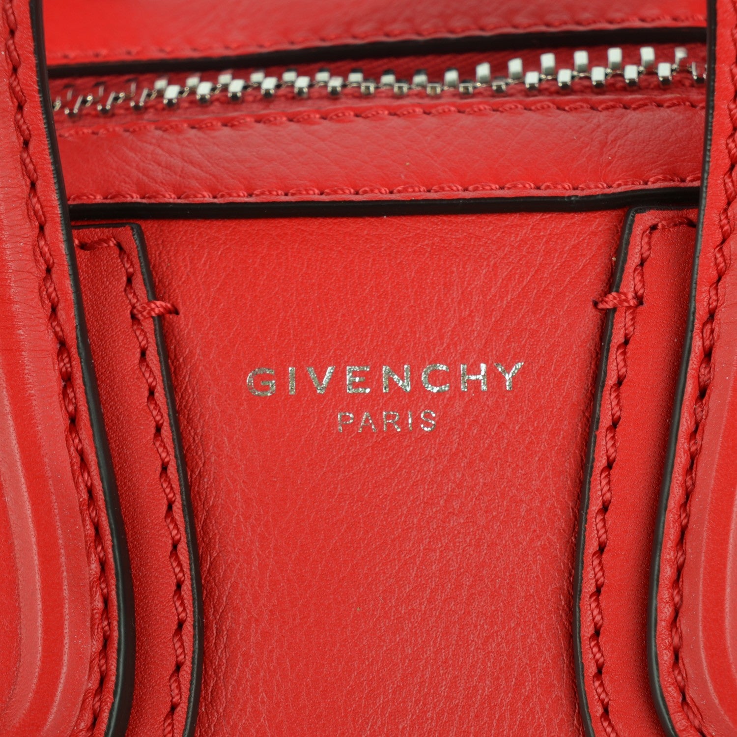 Givenchy Waxed Calfskin Small Nightingale Bright Red 6 of 10