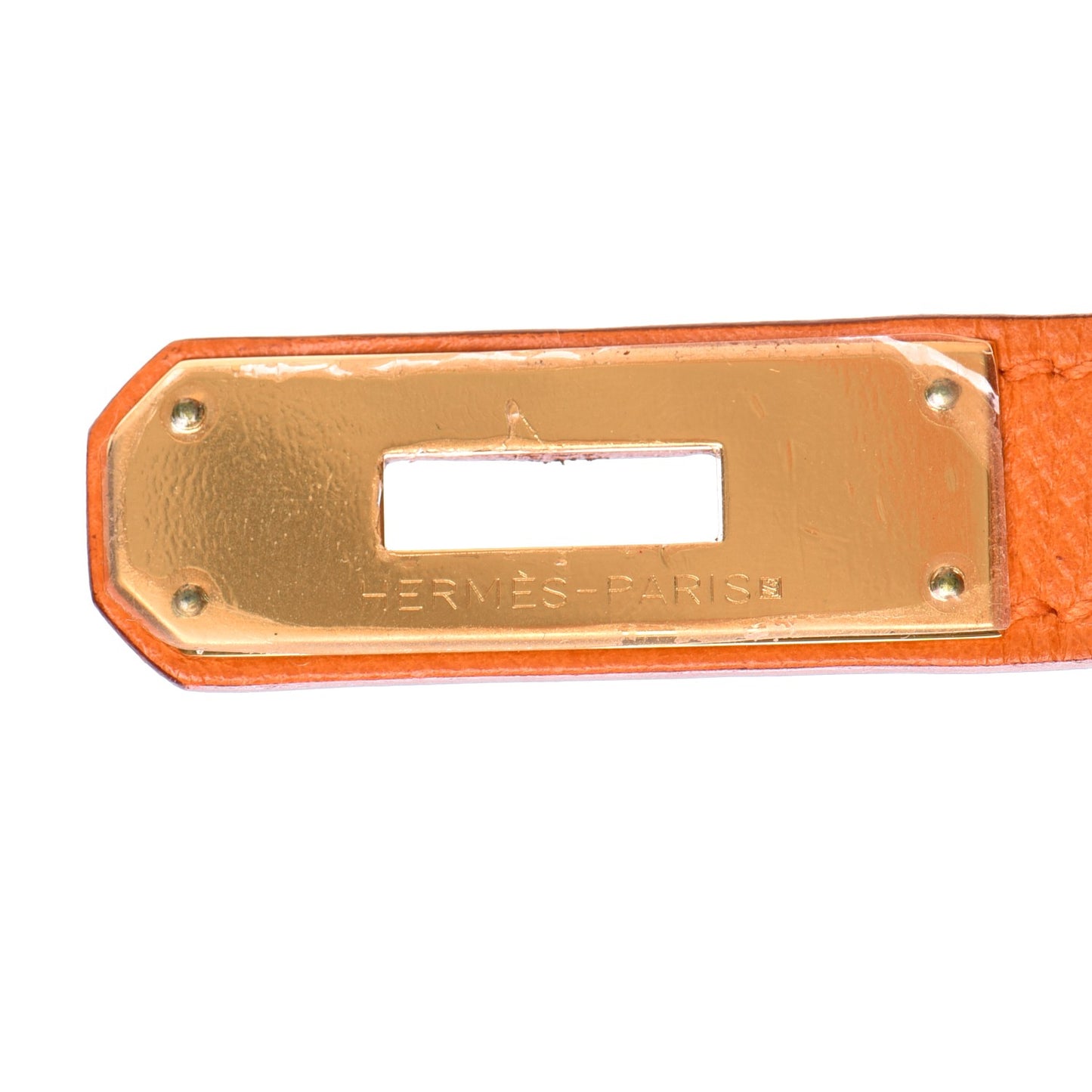 Epsom Birkin 35 Orange