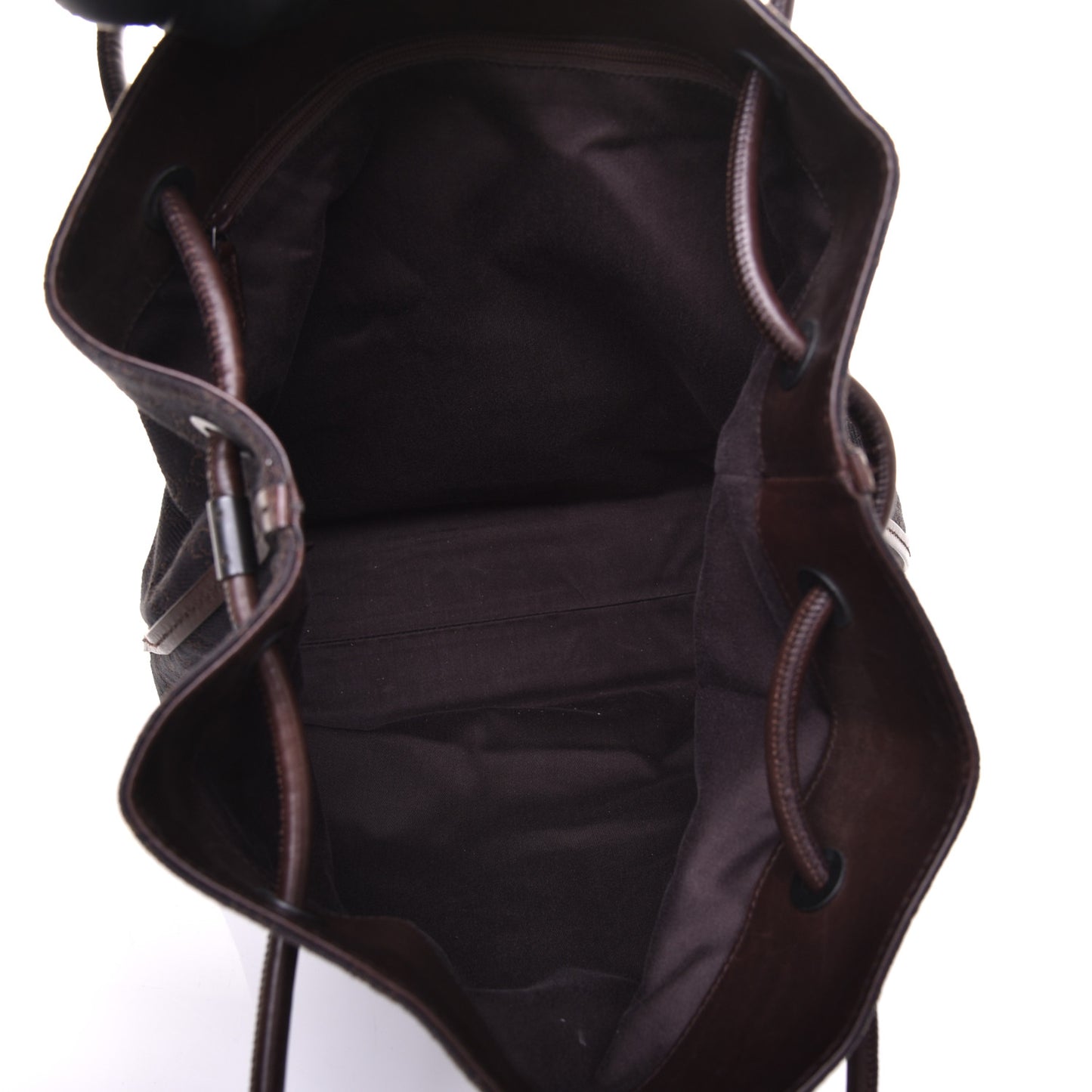 Denim Monogram Tote Dark Brown