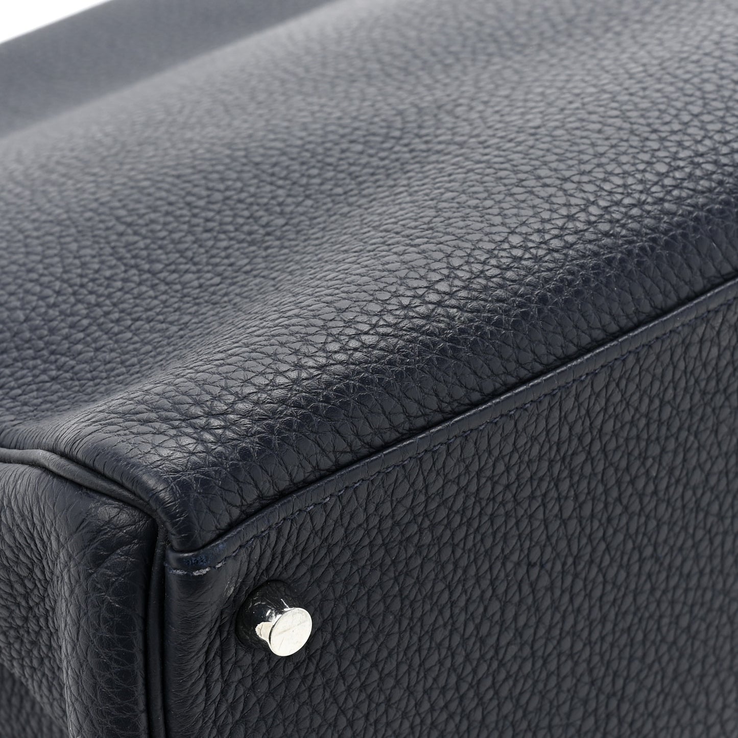 Togo Kelly Retourne 35 Bleu Indigo