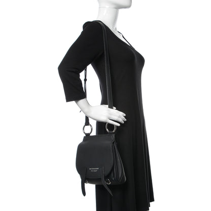 Burberry Soft Grain Calfskin Baby Bridle Saddle Bag Black 2 of 14