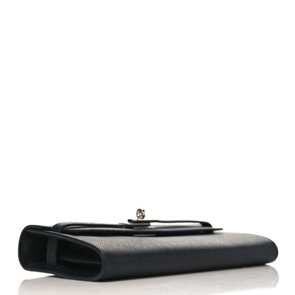 Hermes Epsom Kelly Wallet To Go Black 4 of 8