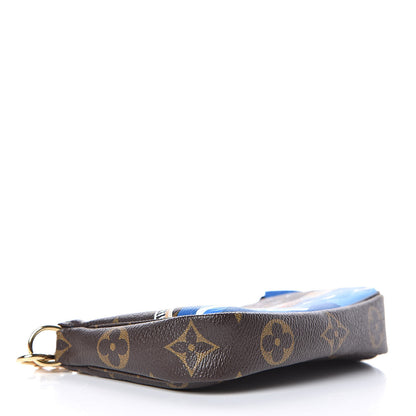 Louis Vuitton Monogram 2019 Christmas Animation Mini Venice Pochette Accessories Blue 4 of 8