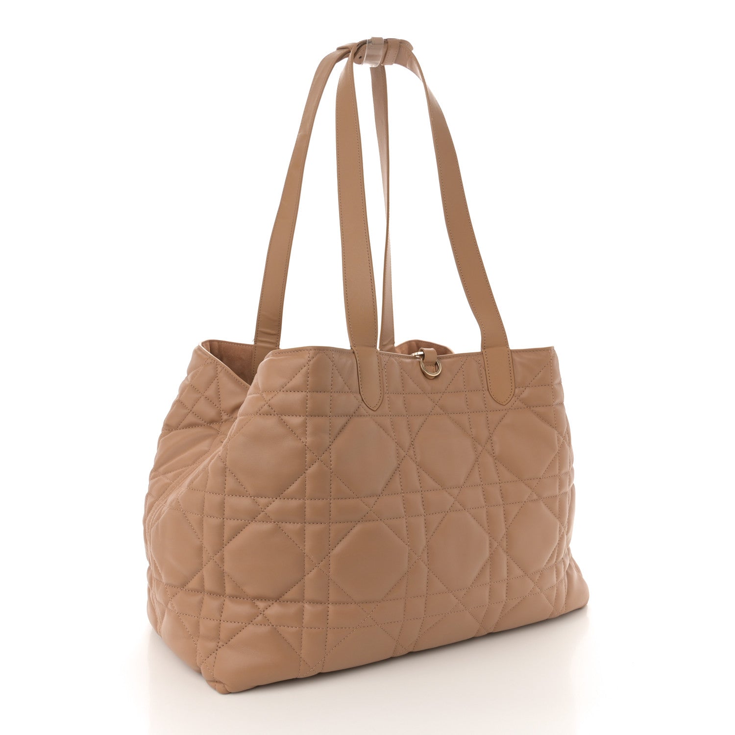 Christian Dior Calfskin Macrocannage Large Toujours Tan 4 of 15