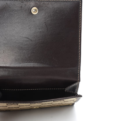 Gucci Monogram New Britt French Wallet Dark Brown 5 of 7