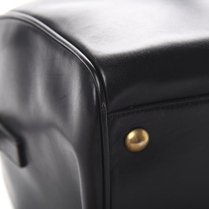 Saint Laurent Calfskin Classic Duffle 6 Black 12 of 17