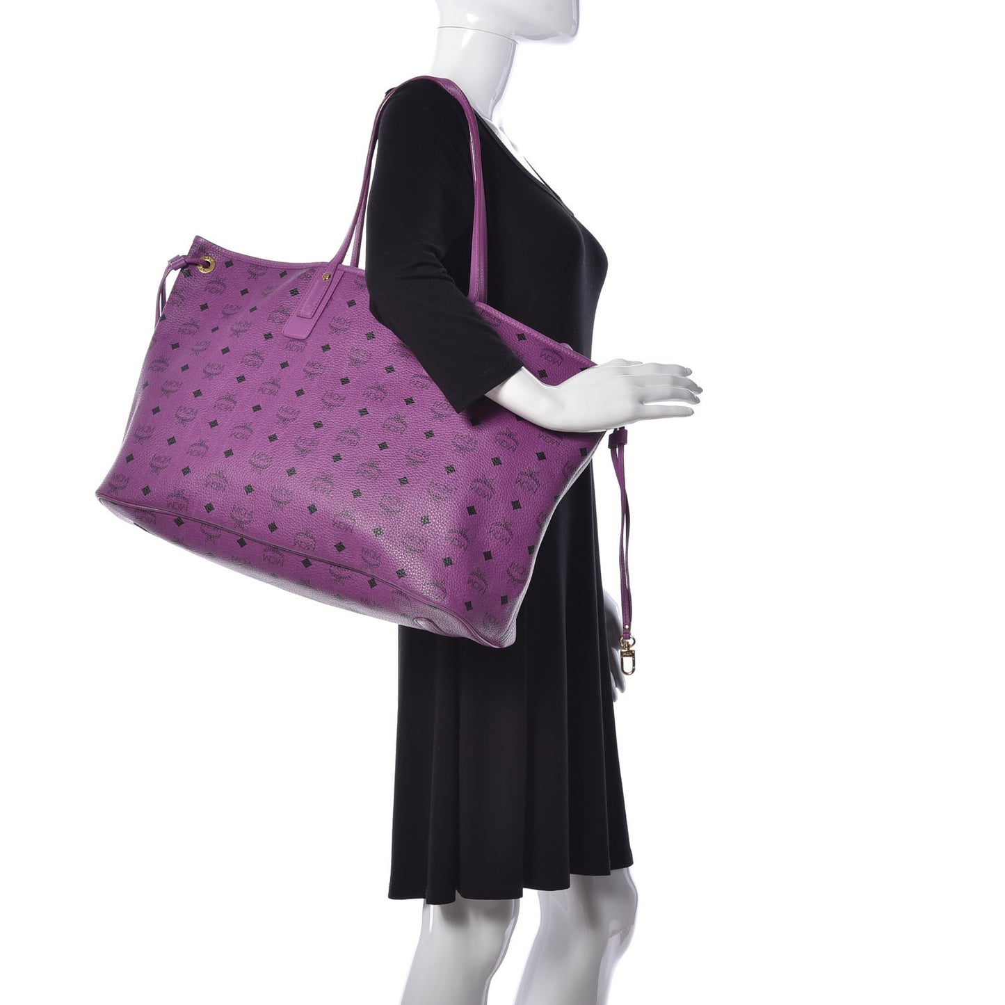 Visetos Large Anya Shopper Tote Purple