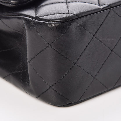 Chanel Lambskin Quilted Medium Double Flap Black 8 of 13