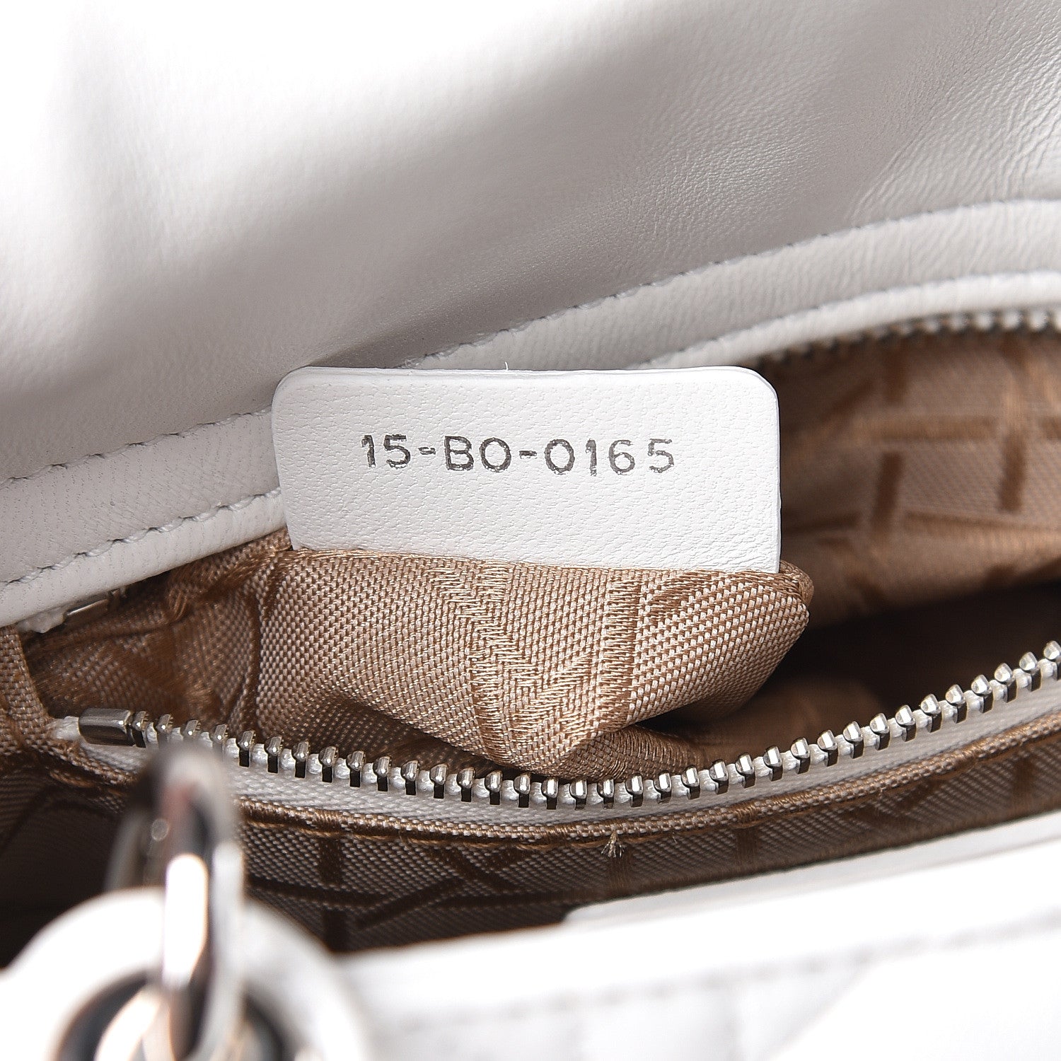 Christian Dior Lambskin Cannage Mini Lady Dior White 7 of 10