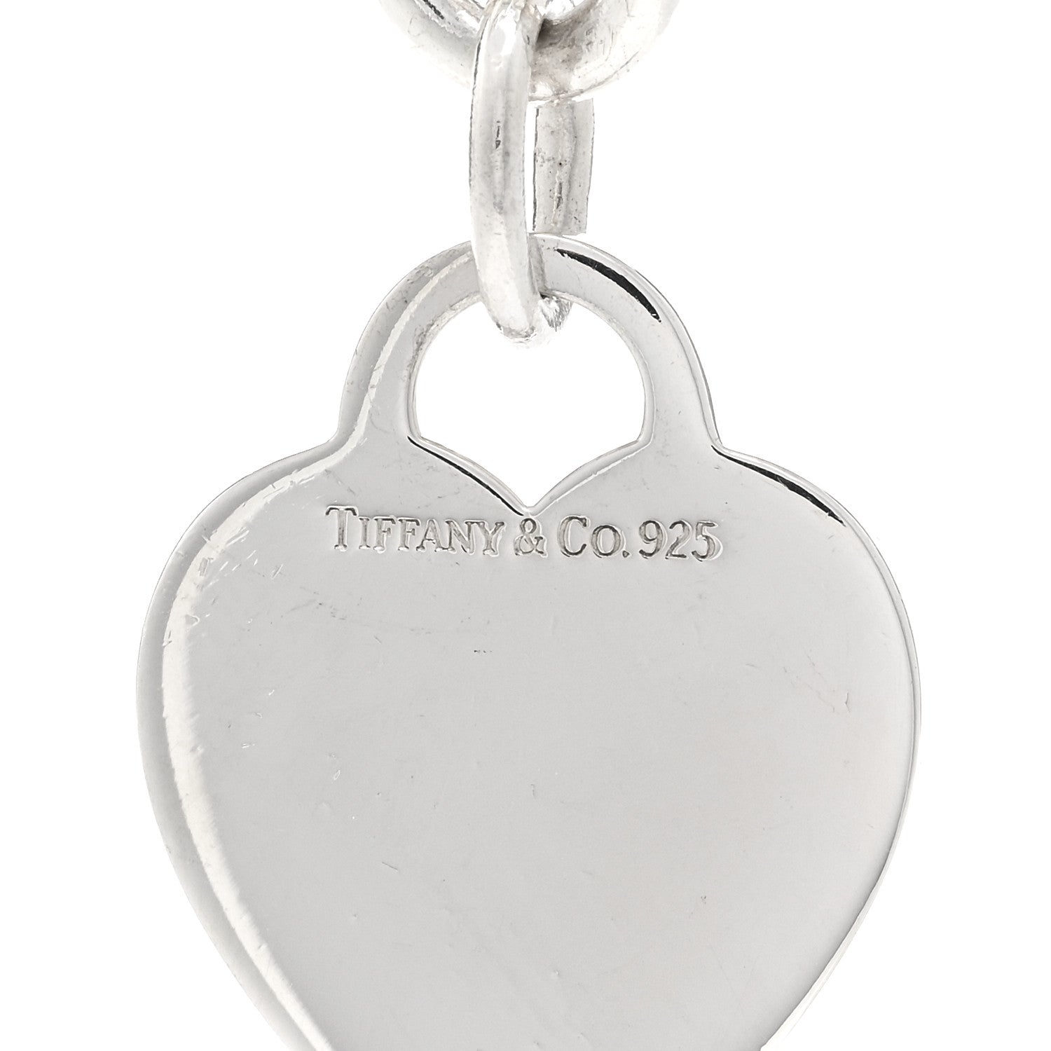Tiffany Sterling Silver Heart Tag Toggle Necklace 4 of 4
