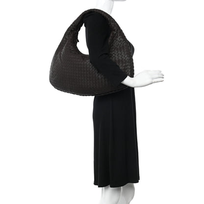 Bottega Veneta Nappa Intrecciato Large Veneta Hobo Ebano 2 of 9
