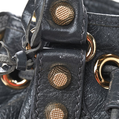 Balenciaga Agneau Giant 12 Gold Hardware Mini Pompon Gris Fossile 9 of 9