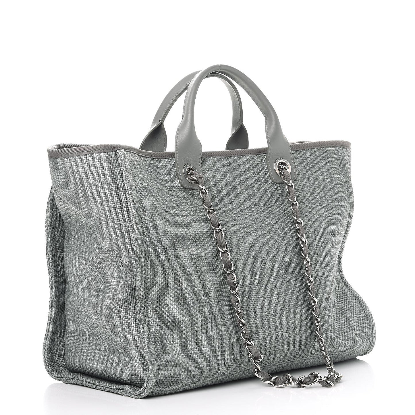 Canvas Large Deauville Tote Grey