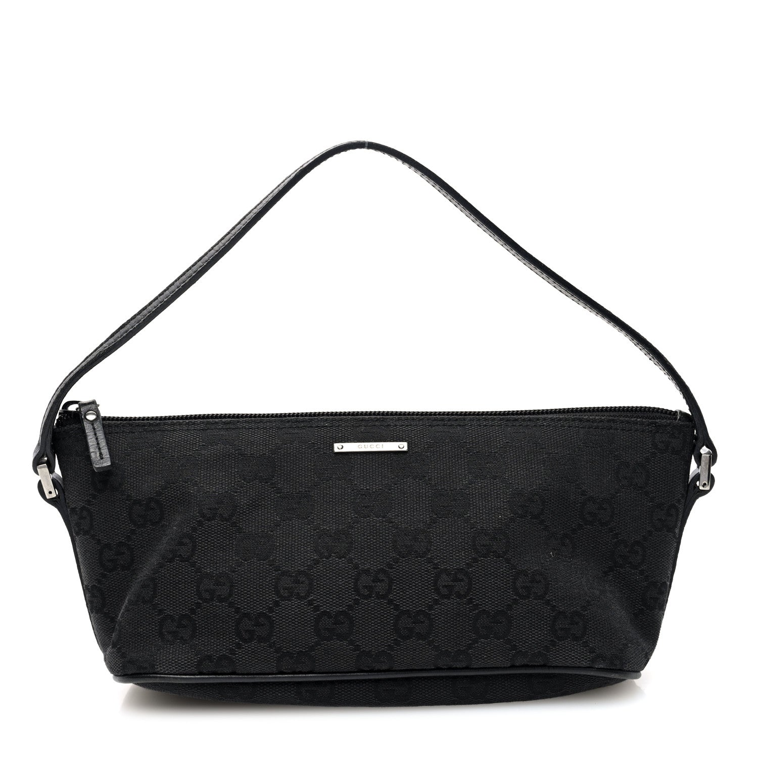 Gucci Monogram Boat Pochette Black 1 of 10