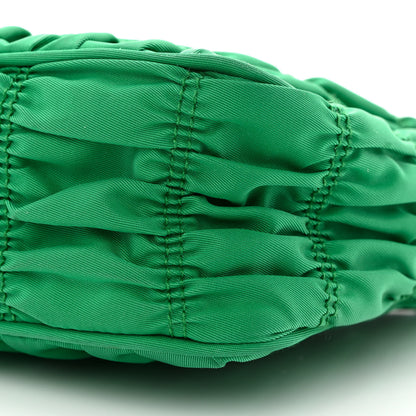 Prada Tessuto Nylon Gaufre Shoulder Bag Menta 11 of 14