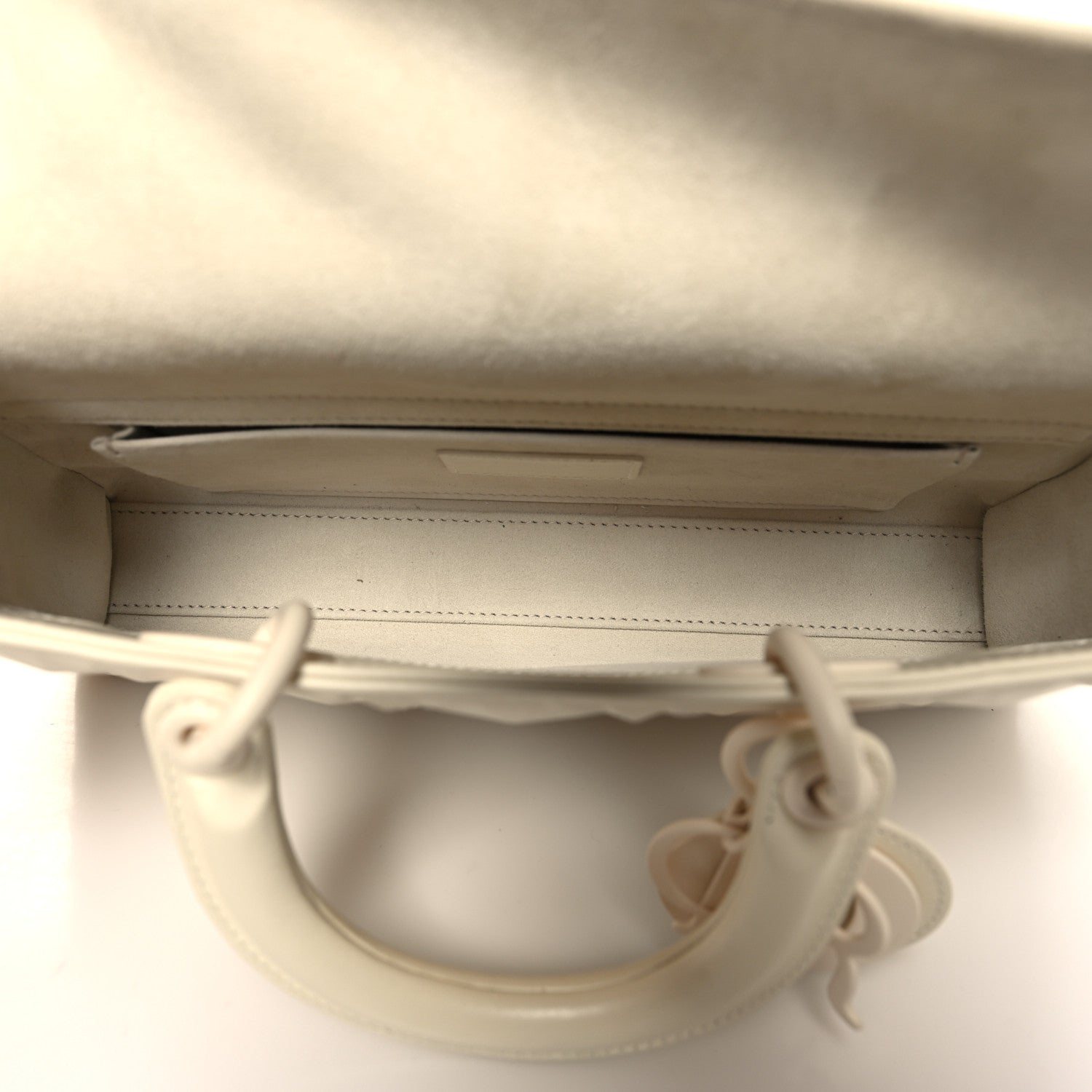 Christian Dior Calfskin Cannage Diamond Medium Lady D-Joy Latte 5 of 10
