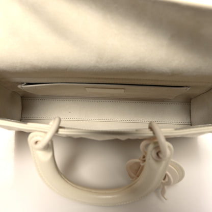 Christian Dior Calfskin Cannage Diamond Medium Lady D-Joy Latte 5 of 10