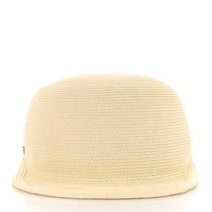 Hermes Emma Cap 56 Naturel Ecru Marine 3 of 10