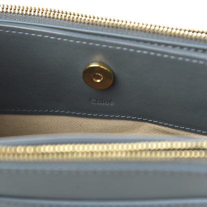 Chloe Calfskin Suede Mini Roy Bag Cloudy Blue 8 of 9