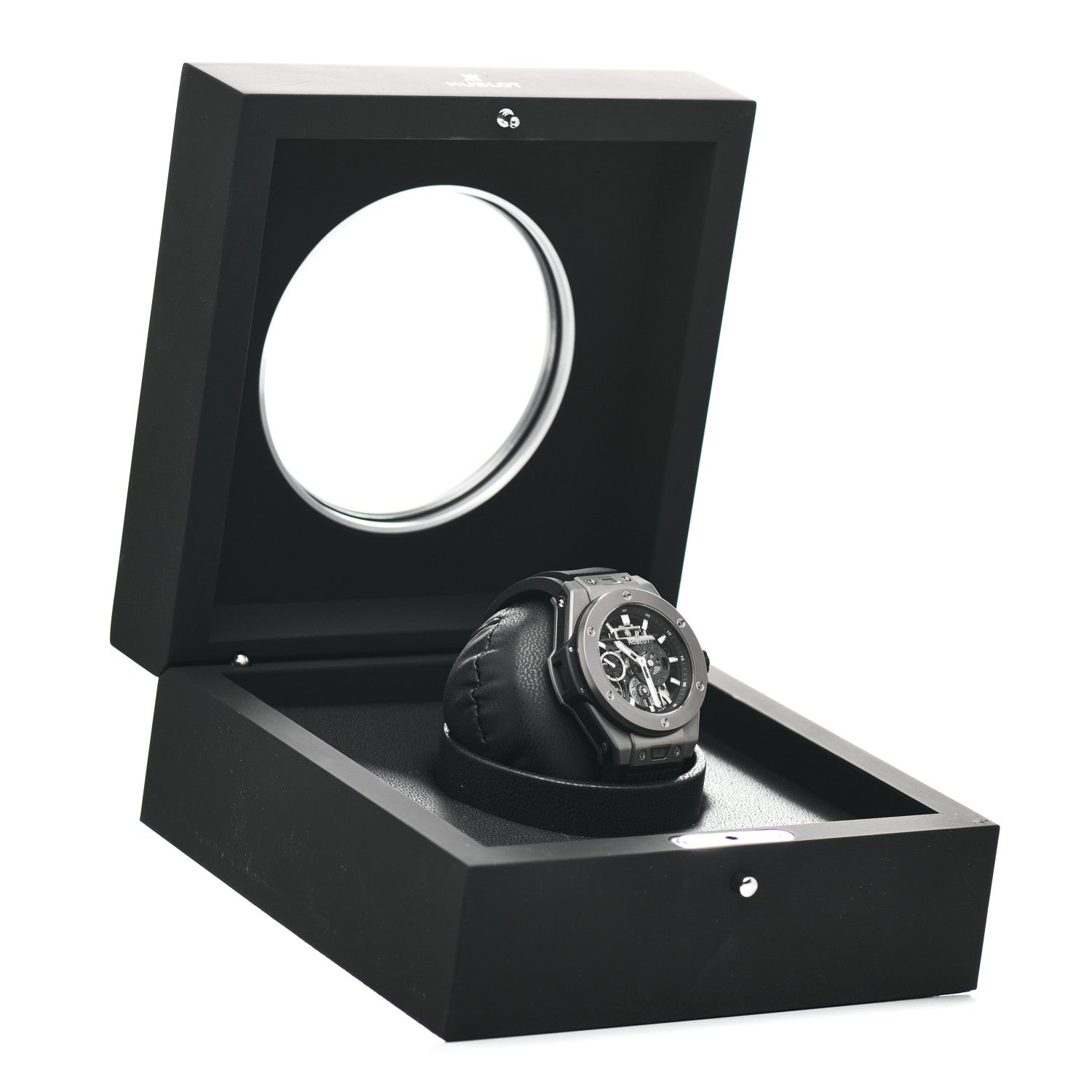 Hublot Titanium Rubber 45mm Big Bang Meca-10 Black Magic Manual Winding Watch Black 414.NI.1123.RX 5 of 5