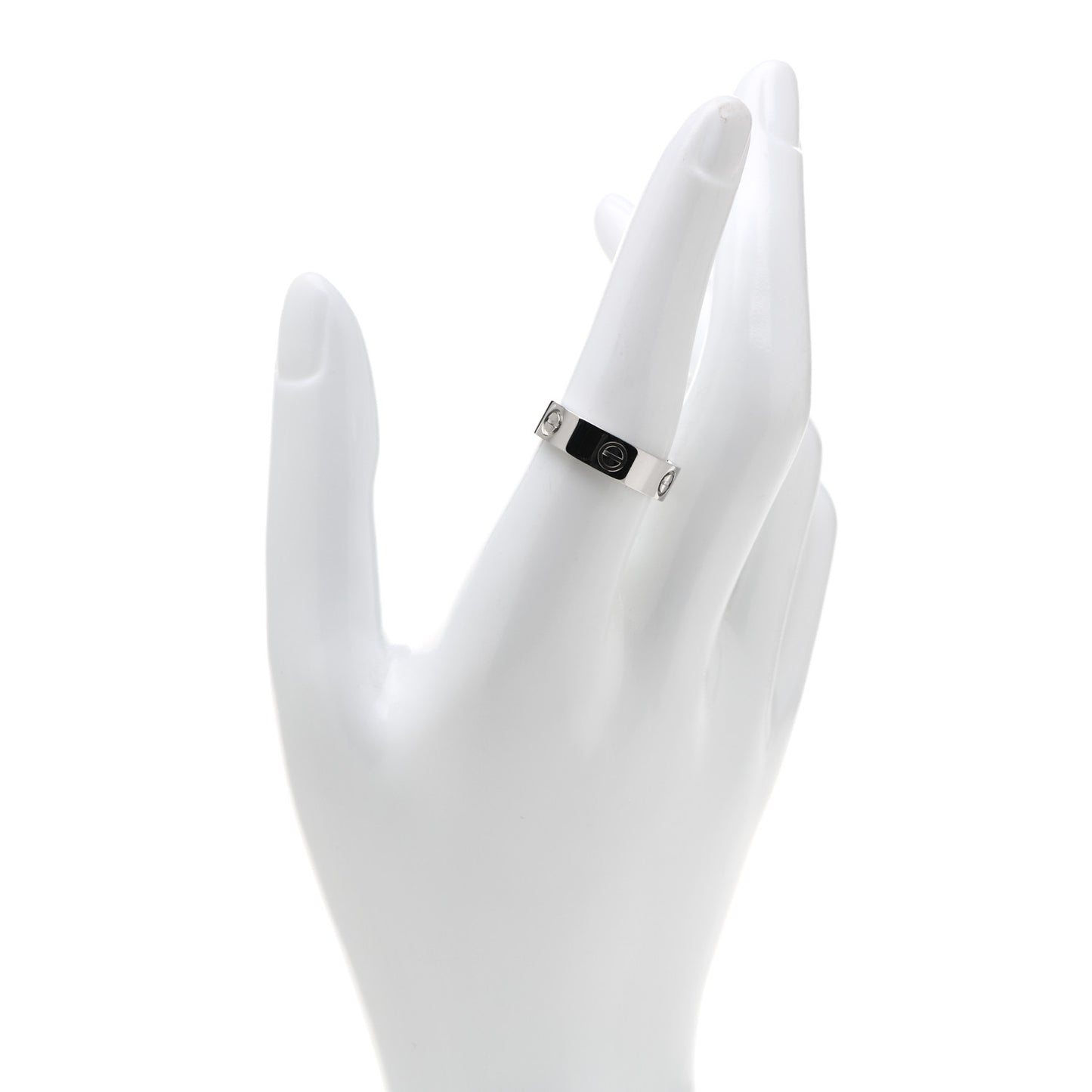 Platinum 5.5mm LOVE Ring 57 8