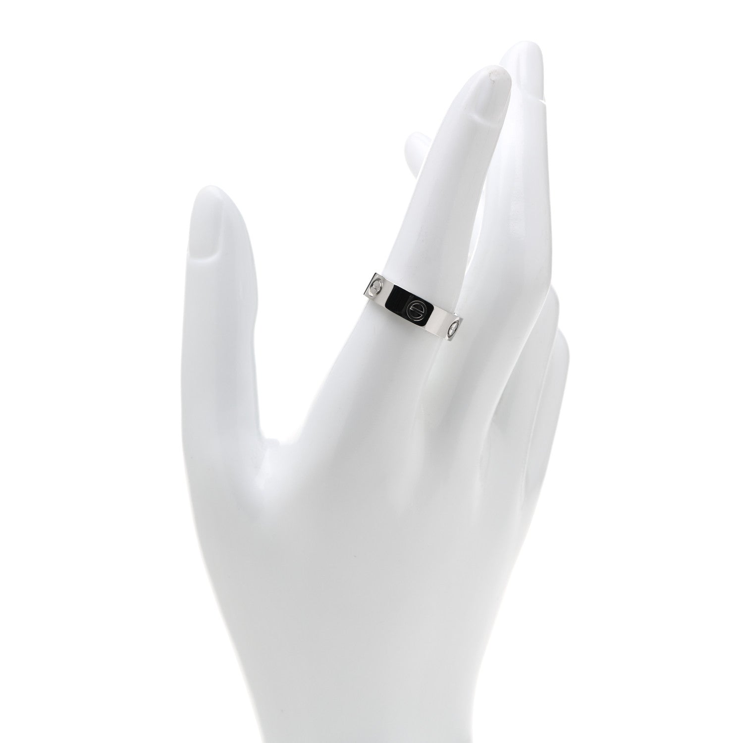 Cartier Platinum 5.5mm LOVE Ring 57 8 2 of 5