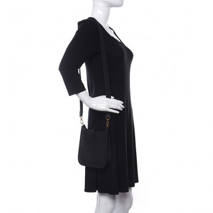 Hermes Taurillon Clemence Evelyne TPM Black 2 of 10