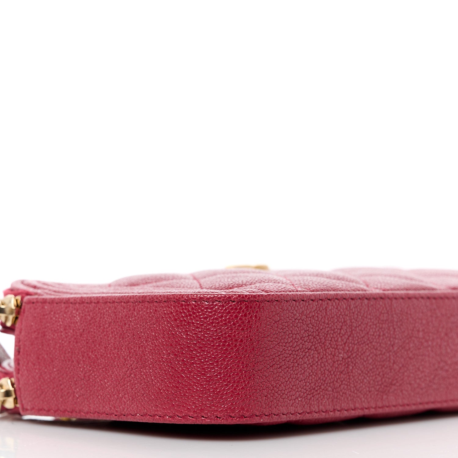 Chanel Caviar Quilted Small Boy Clutch With Chain Burgundy 12 of 14