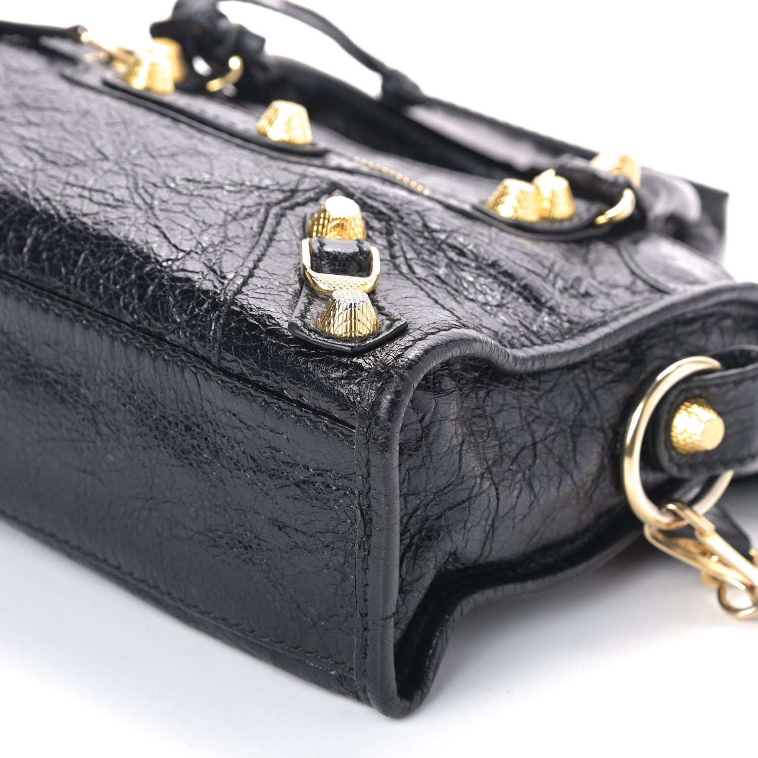Balenciaga Agneau Giant 12 Gold Hardware Mini City Black 8 of 8