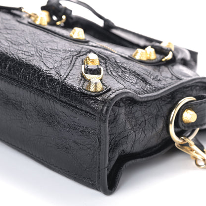 Balenciaga Agneau Giant 12 Gold Hardware Mini City Black 8 of 8