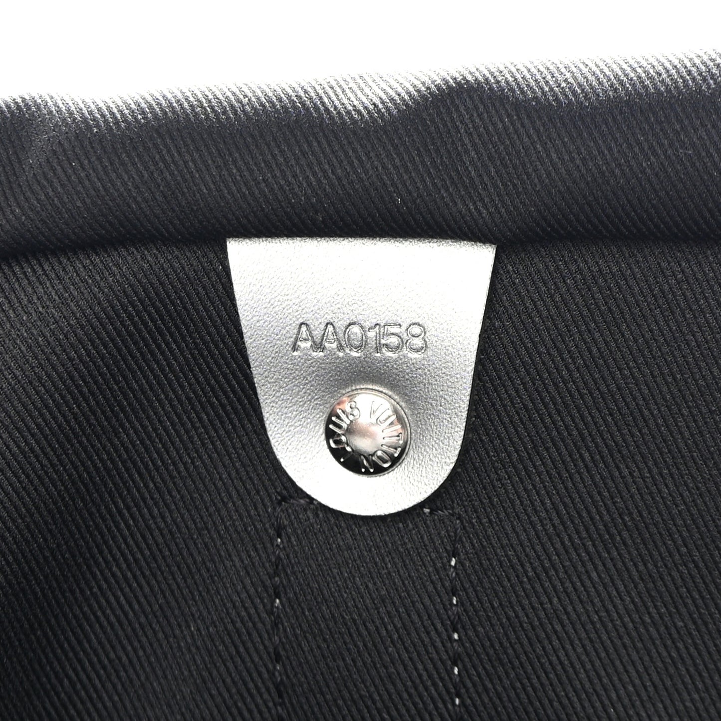 Metallic Monogram Keepall Bandouliere 50 Silver