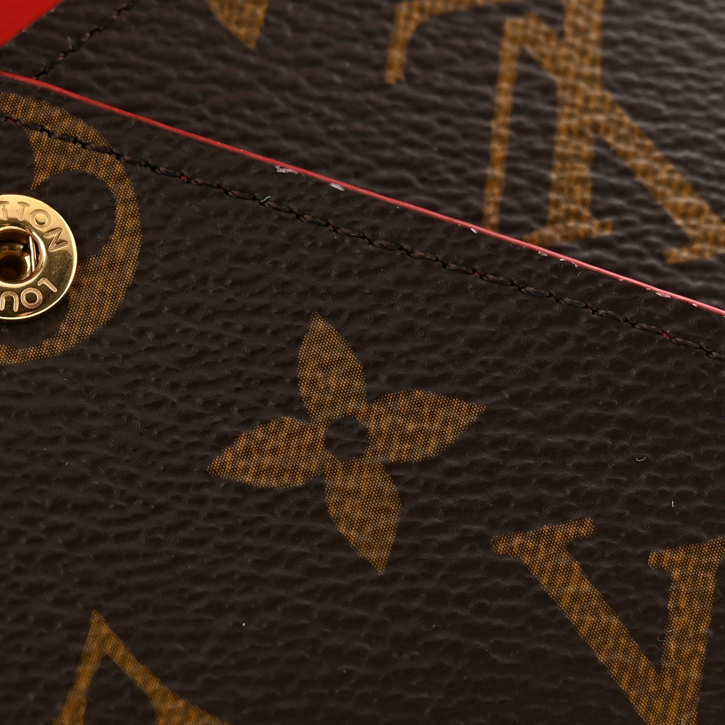 Monogram Medium Kirigami Pochette Insert Coquelicot