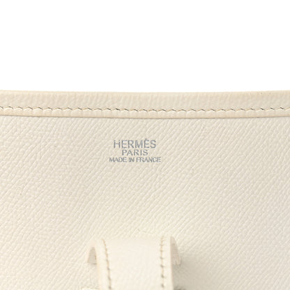 Hermes Epsom Evelyne II PM White 6 of 16