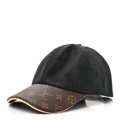 Louis Vuitton Polyester Silk Monogram LV Get Ready Cap L Black 1 of 8