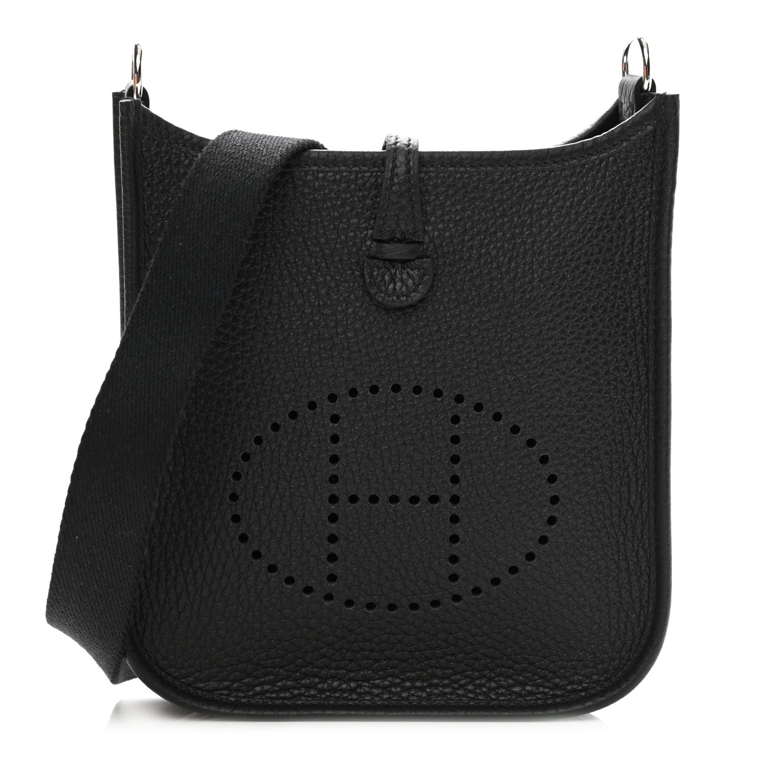 Hermes Taurillon Clemence Evelyne TPM Black 1 of 6