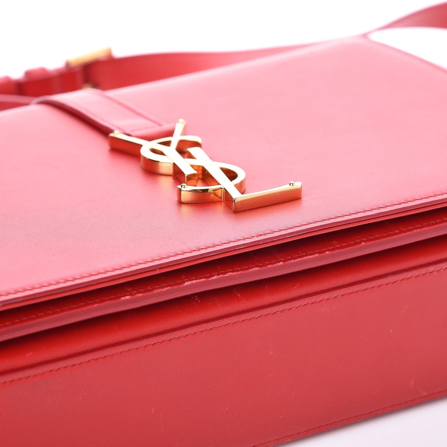 Smooth Calfskin Medium Classic Monogram Universite Bag Red