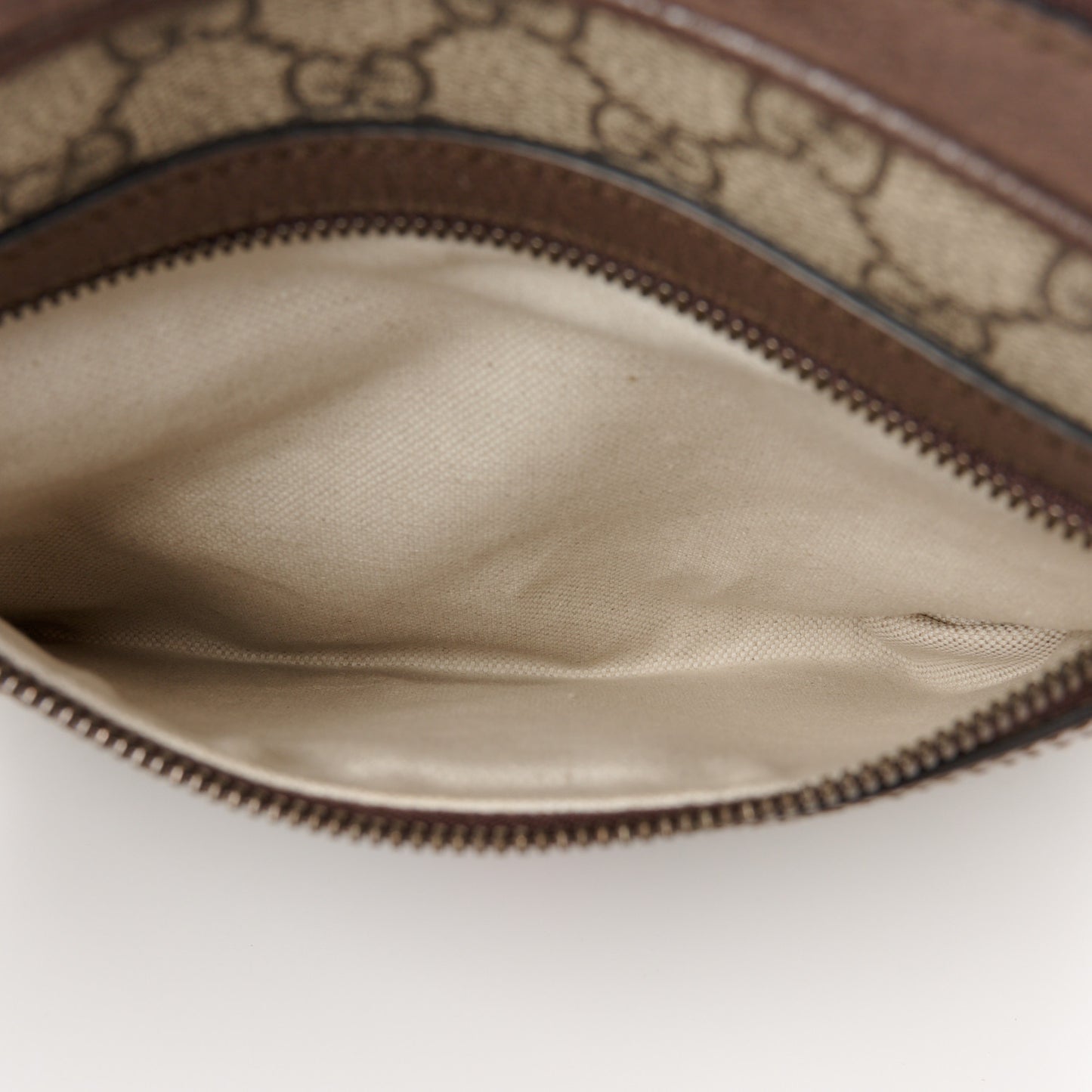 GG Supreme Monogram Web Small Ophidia Messenger Bag Brown